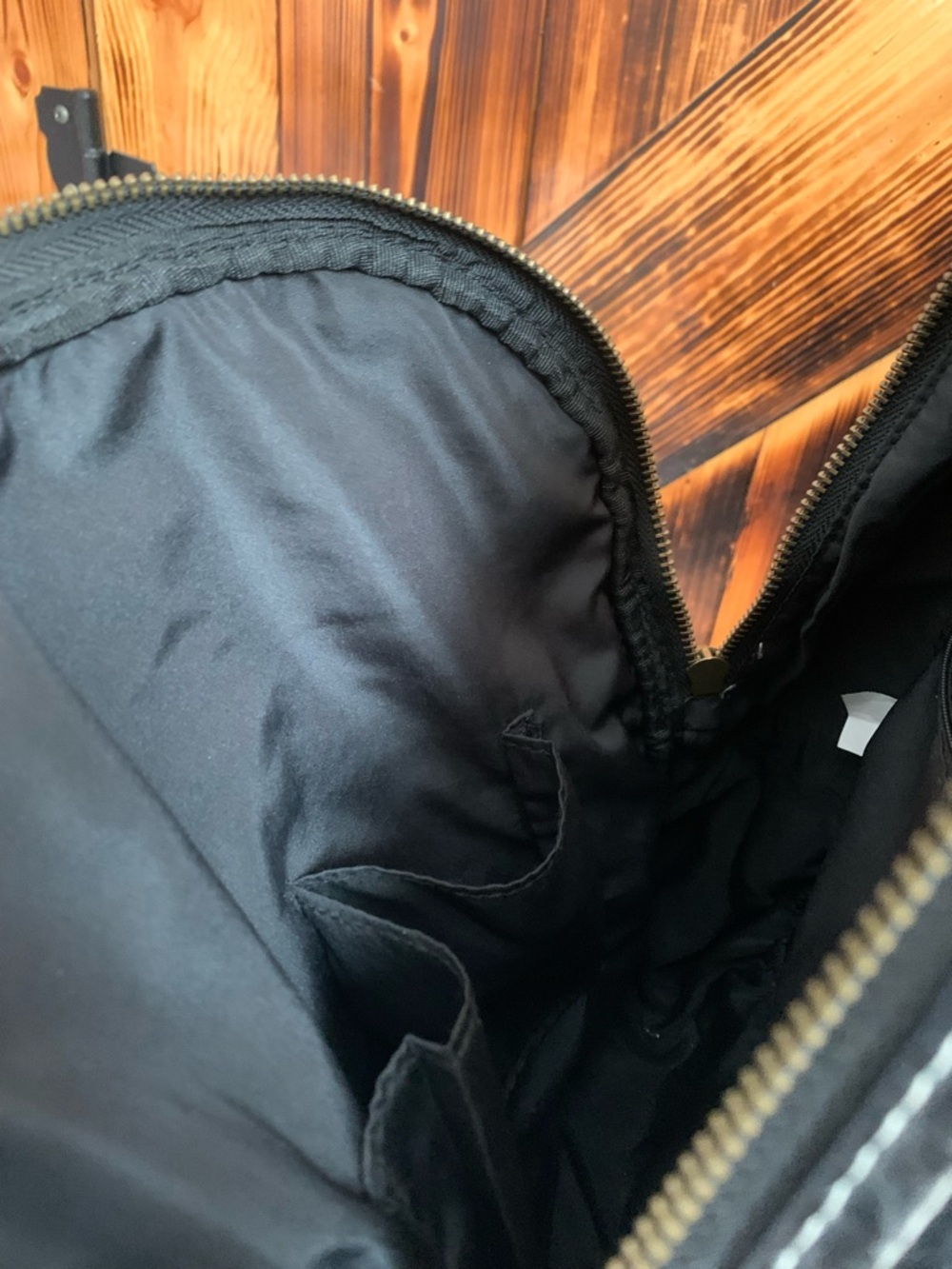 BLACK FAUX LEATHER BACKPACK - Picture 9 of 10